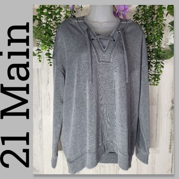 NWT 21 Main Pullover Hoodie - Picture 1 of 9